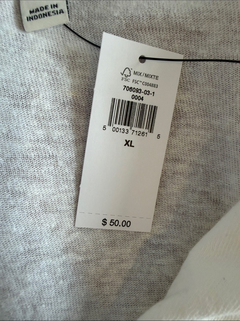 Banana Republic Linen Blend White V-Neck Knit Tunic Top NWT Size XL - Picture 14 of 16
